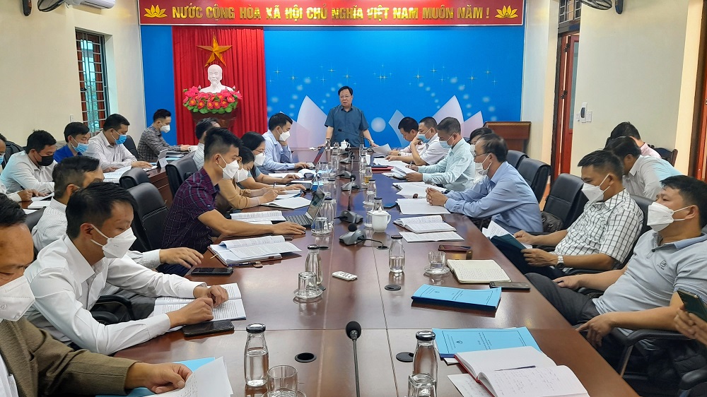 Ban đại diện HĐQT NHCSXH huyện Xín Mần giao ban quý I năm 2022