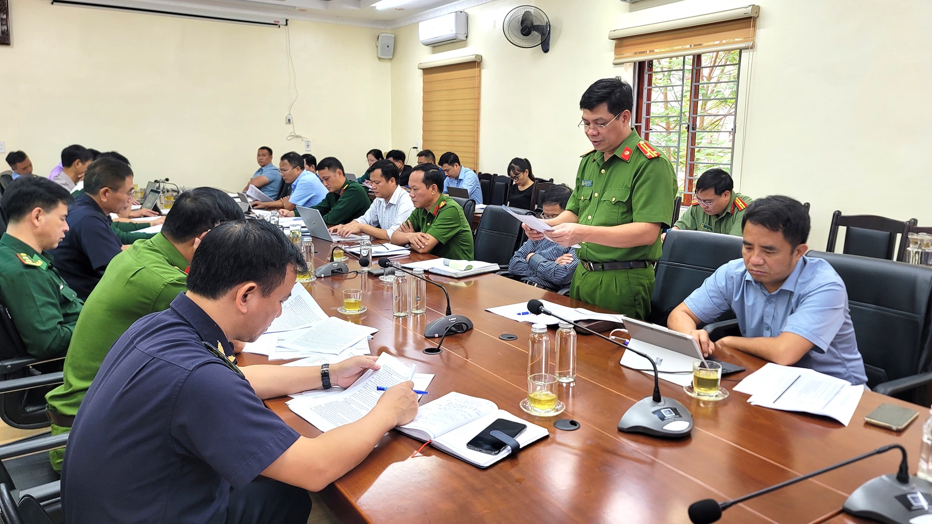 Ban Chỉ đạo 138 tỉnh Hà Giang làm việc tại huyện Xín Mần