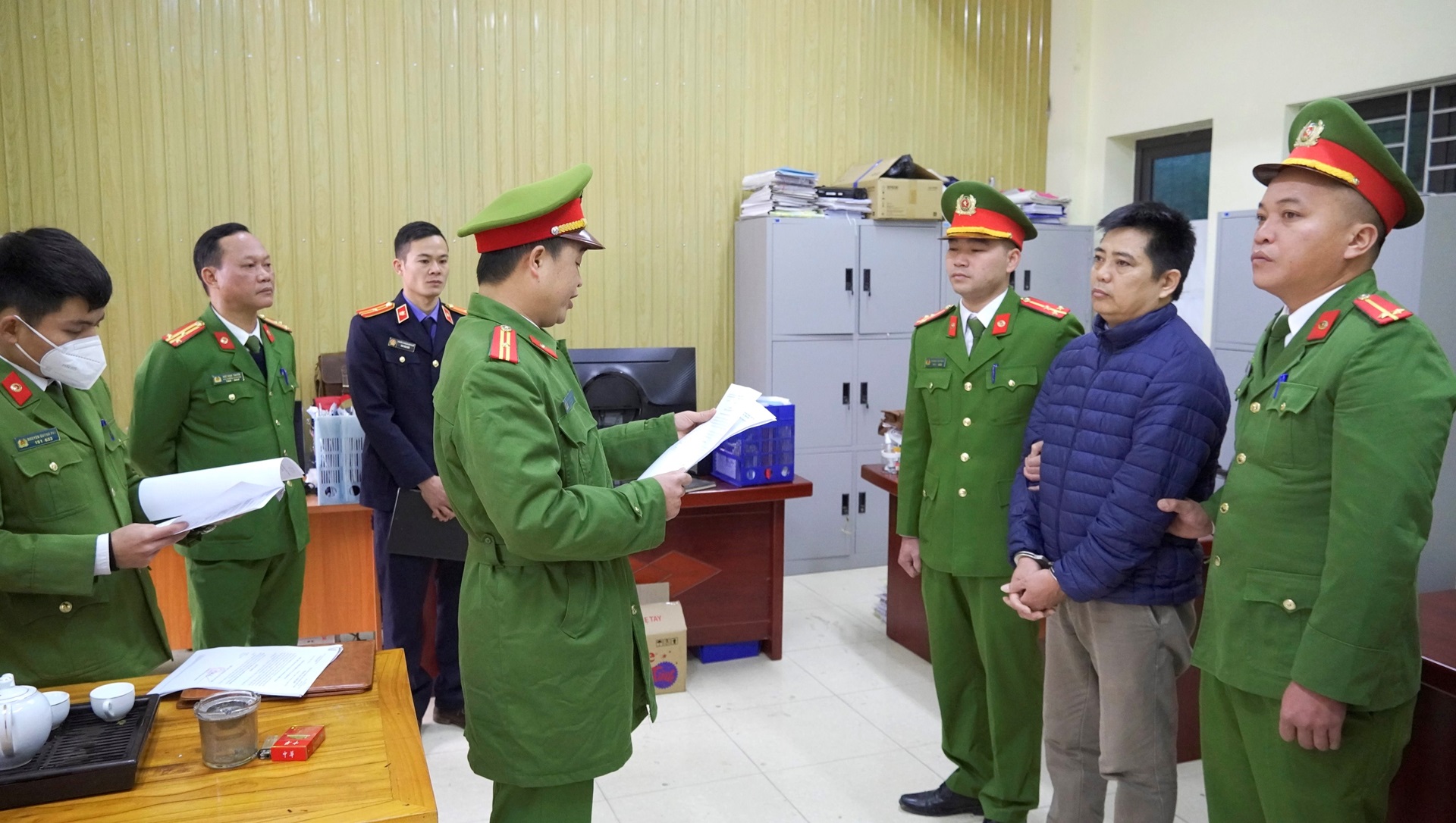 Công an huyện Xín Mần khởi tố, bắt tạm giam bị can Nguyễn Văn Toản