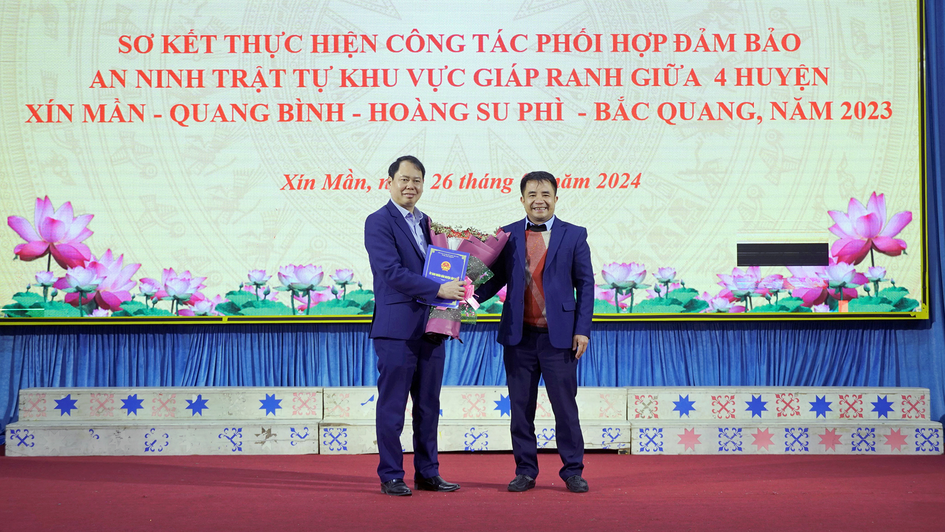 Hội nghị Sơ kết thực hiện công tác phối hợp đảm bảo ANTT khu vực giáp ranh 4 huyện Xín Mần – Quang Bình – Bắc Quang – Hoàng Su Phì năm 2023