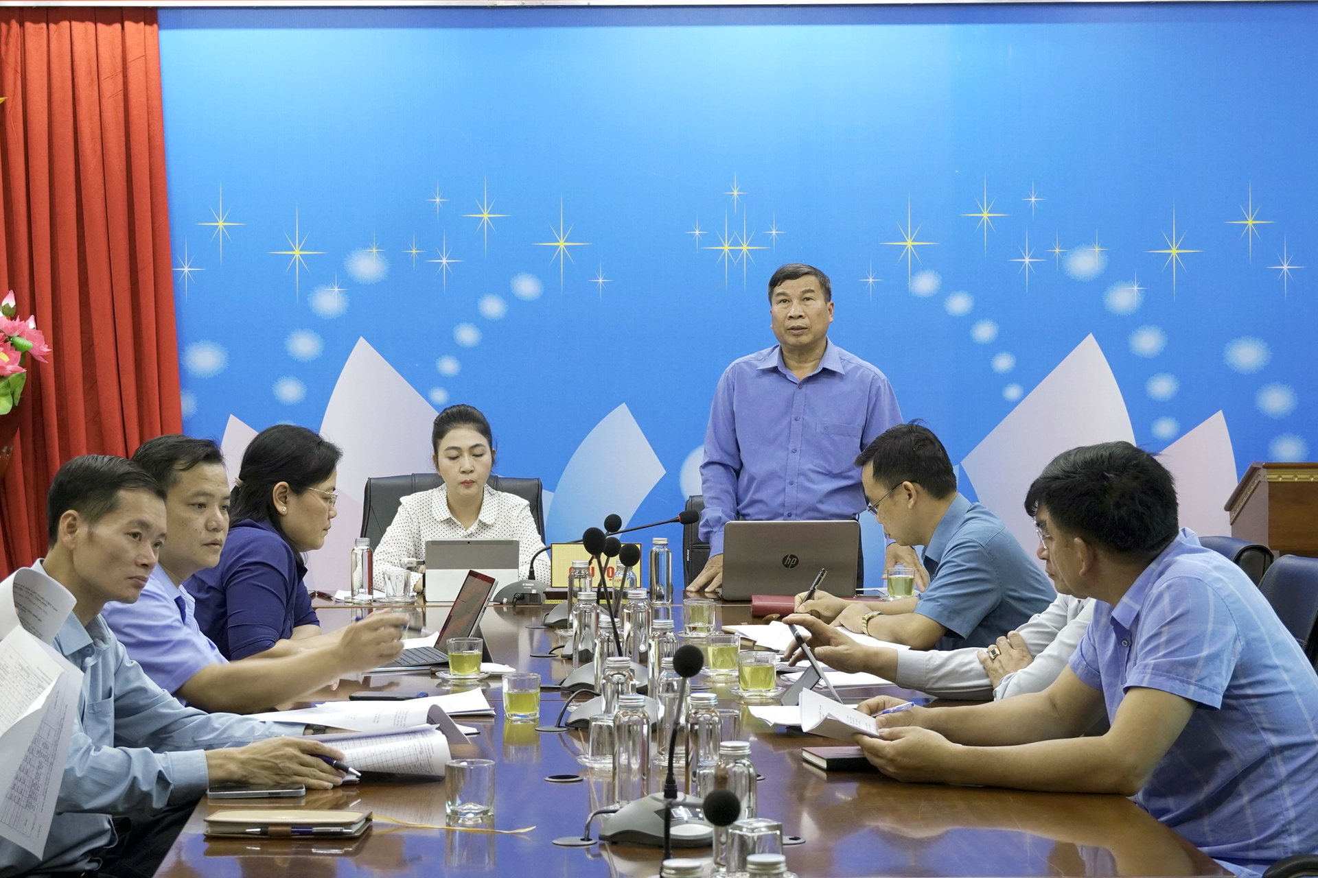 Đoàn công tác Uỷ ban MTTQ tỉnh giám sát tại huyện Xín Mần