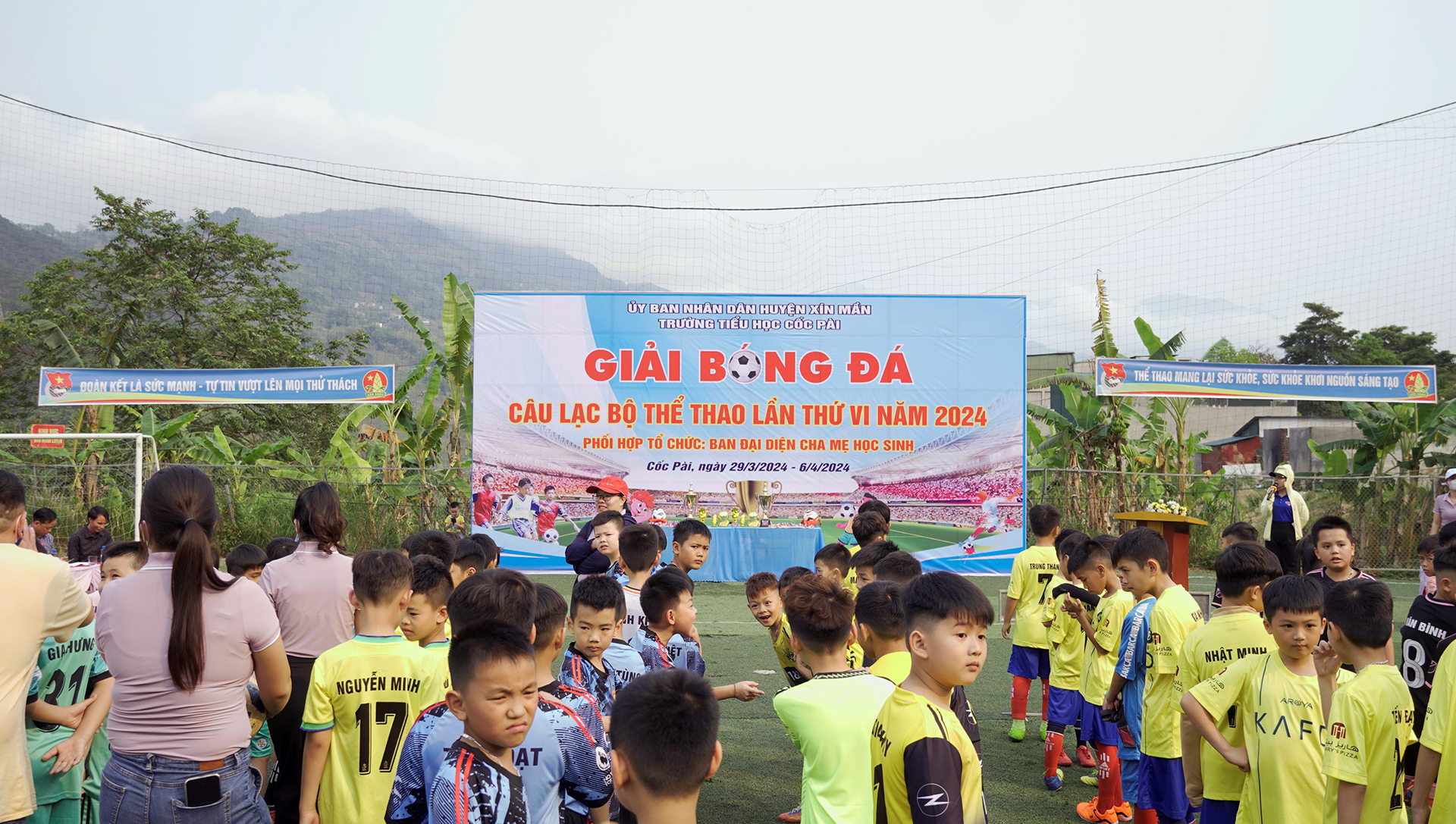 Giải bóng đá câu lạc bộ thể thao Tiểu học Cốc Pài lần thứ VI năm 2024