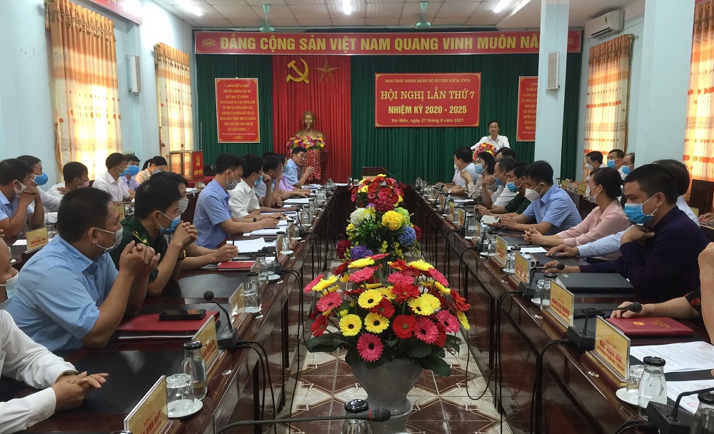 Hội nghị BCH Đảng bộ huyện Xín Mần lần thứ 7