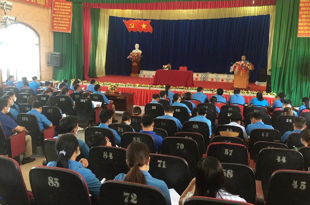 Liên đoàn Lao động huyện Xín Mần tổ chức Hội nghị giao ban quý III năm 2021