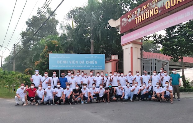 Đoàn cán bộ y tế tình nguyện số 1 trở về từ TP. Hồ Chí Minh