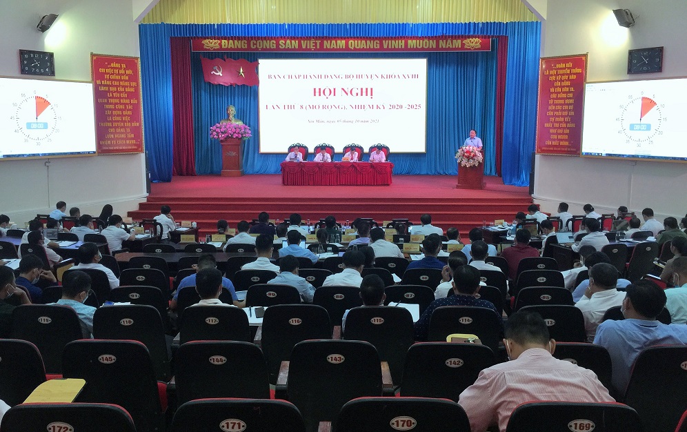 Hội nghị Ban chấp hành Đảng bộ huyện Xín Mần lần thứ 8
