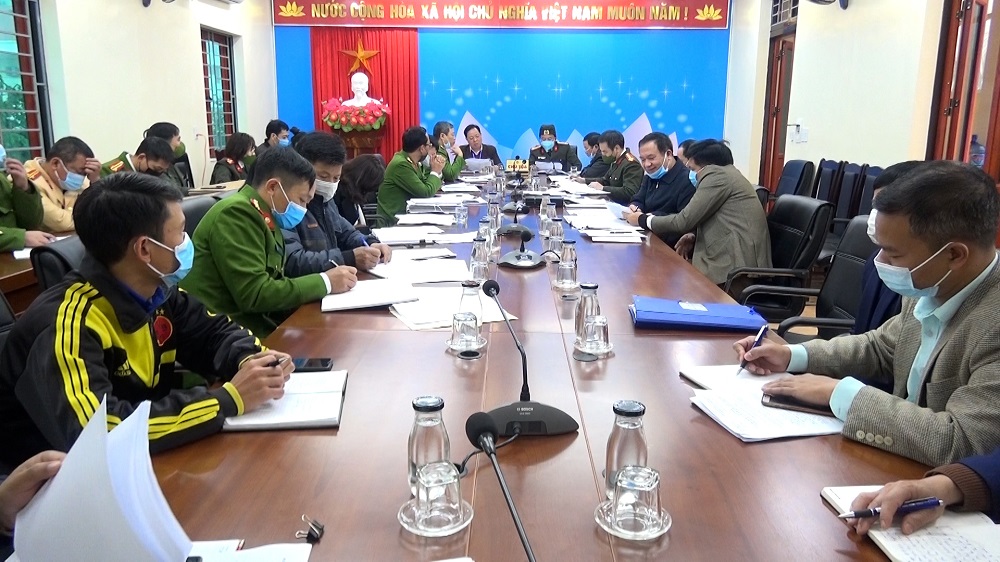Ban chỉ đạo 138 tỉnh Hà Giang làm việc tại huyện Xín Mần
