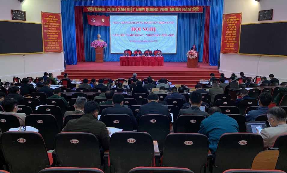 Hội nghị lần thứ 9 Ban chấp hành Đảng bộ huyện Xín Mần khóa XVIII