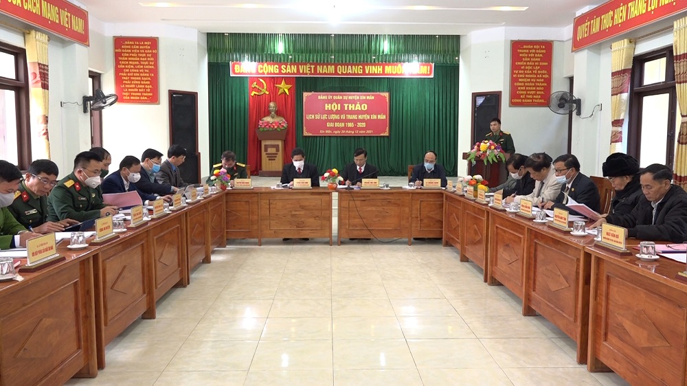 Hội thảo “Lịch sử lực lượng vũ trang huyện Xín Mần giai đoạn 1965 – 2020”