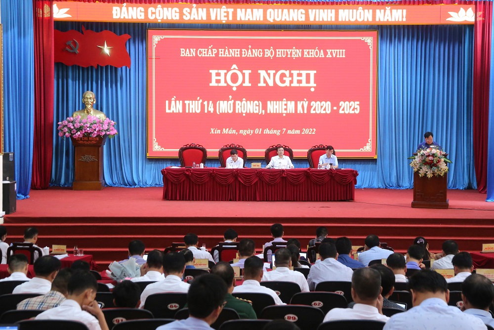 Hội nghị BCH Đảng bộ huyện Xín Mần lần thứ 14 (mở rộng)