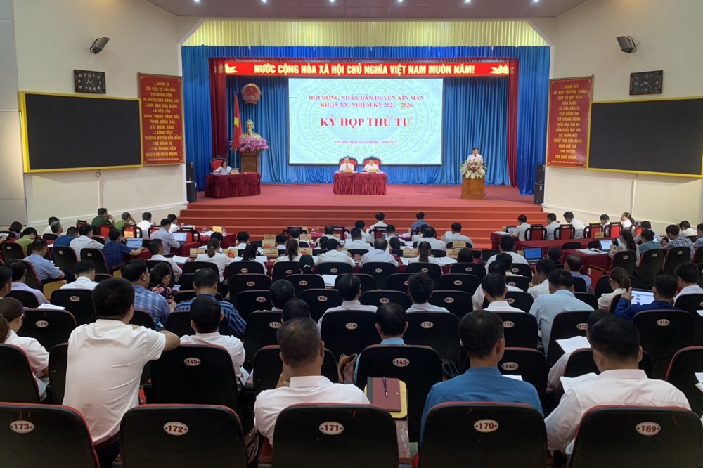 HĐND huyện Xín Mần tổ chức kỳ họp thứ 4 khóa XX, nhiệm kỳ 2021 – 2026