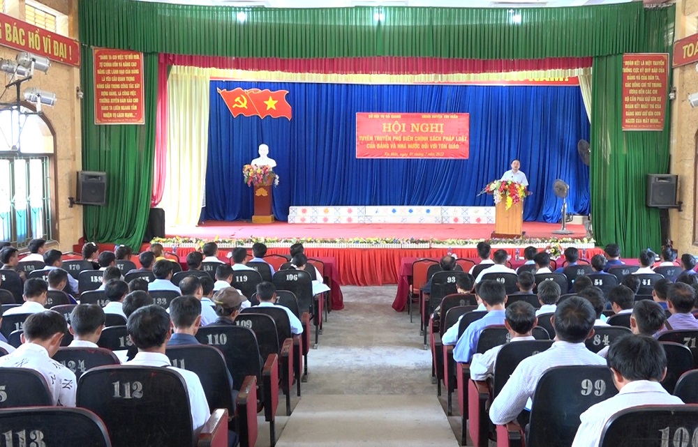 Hội nghị tuyên truyền, phổ biến chính sách pháp luật của Đảng và Nhà nước đối với tôn giáo