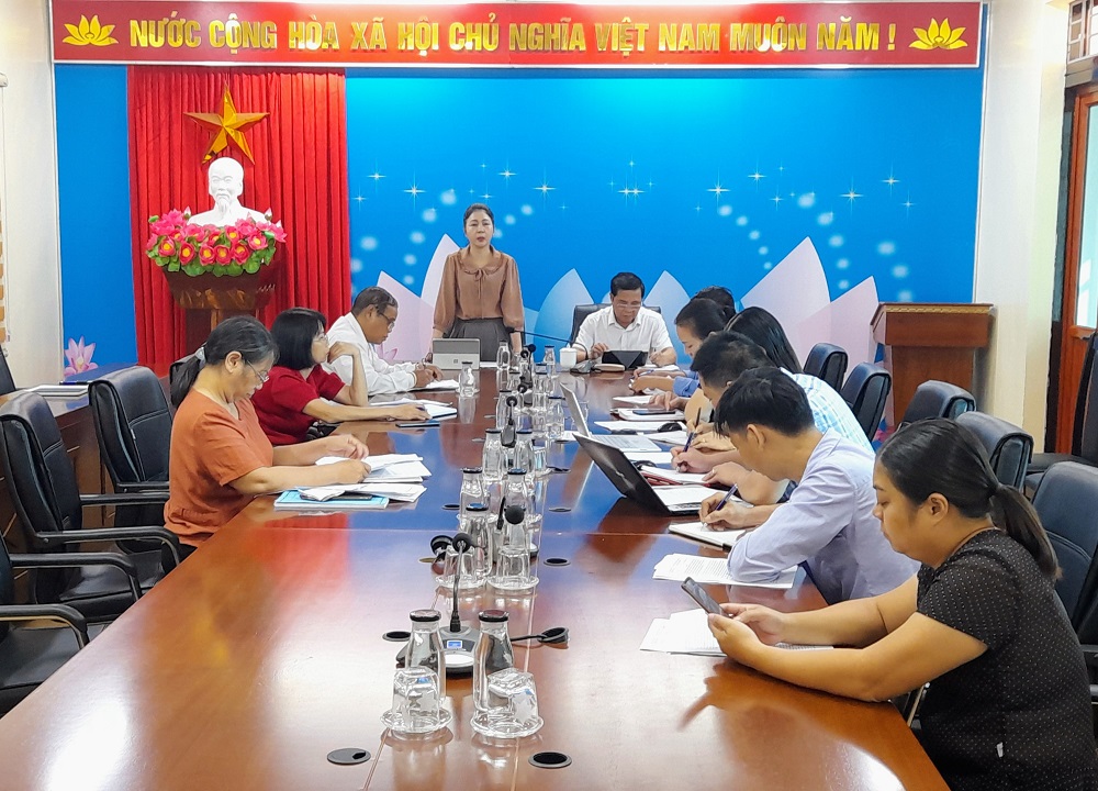 Hội khuyến học tỉnh Hà Giang làm việc tại huyện Xín Mần