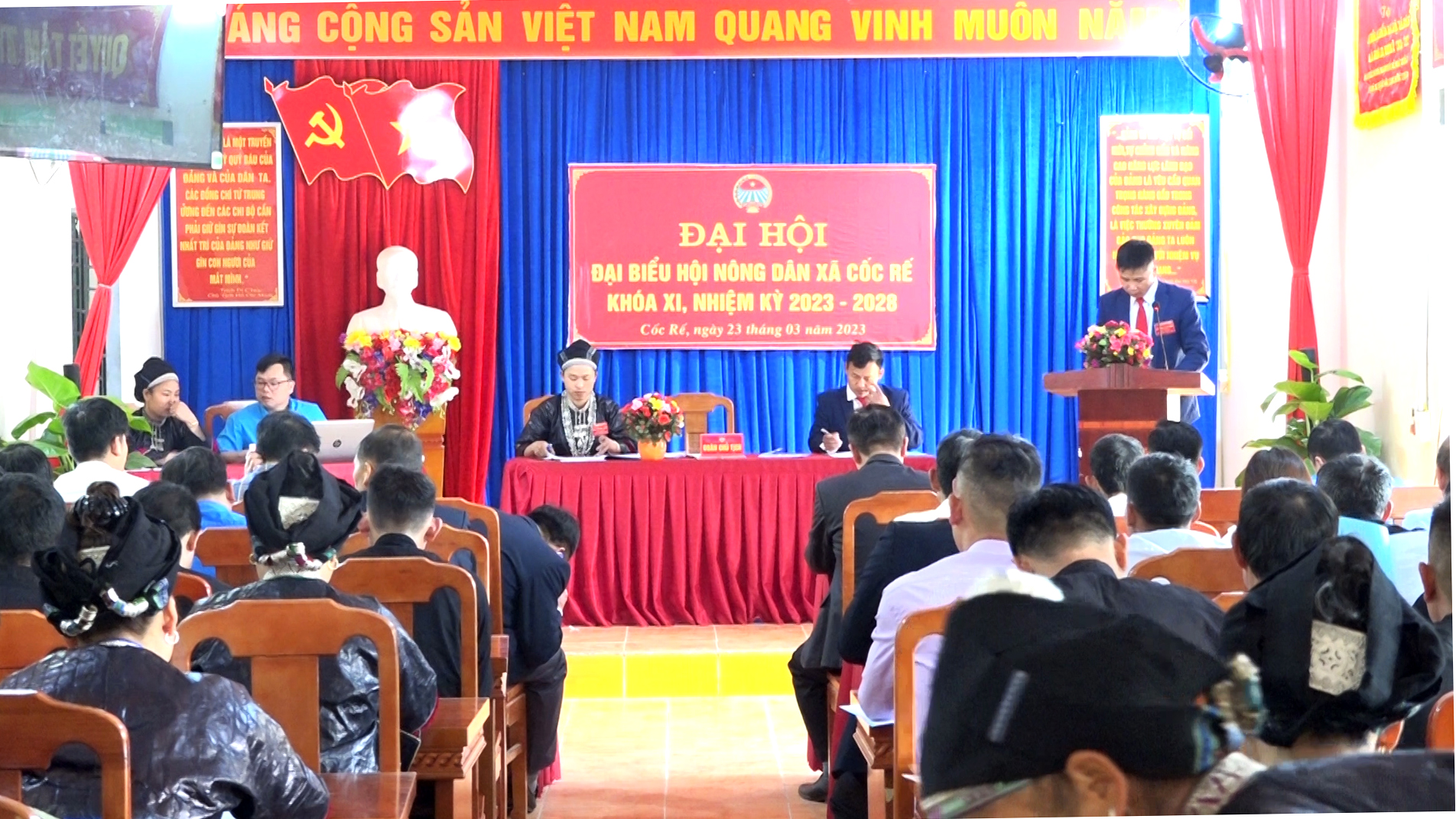Đại hội Đại biểu Hội nông dân xã Cốc Rế khoá XI nhiệm kỳ 2023-2028