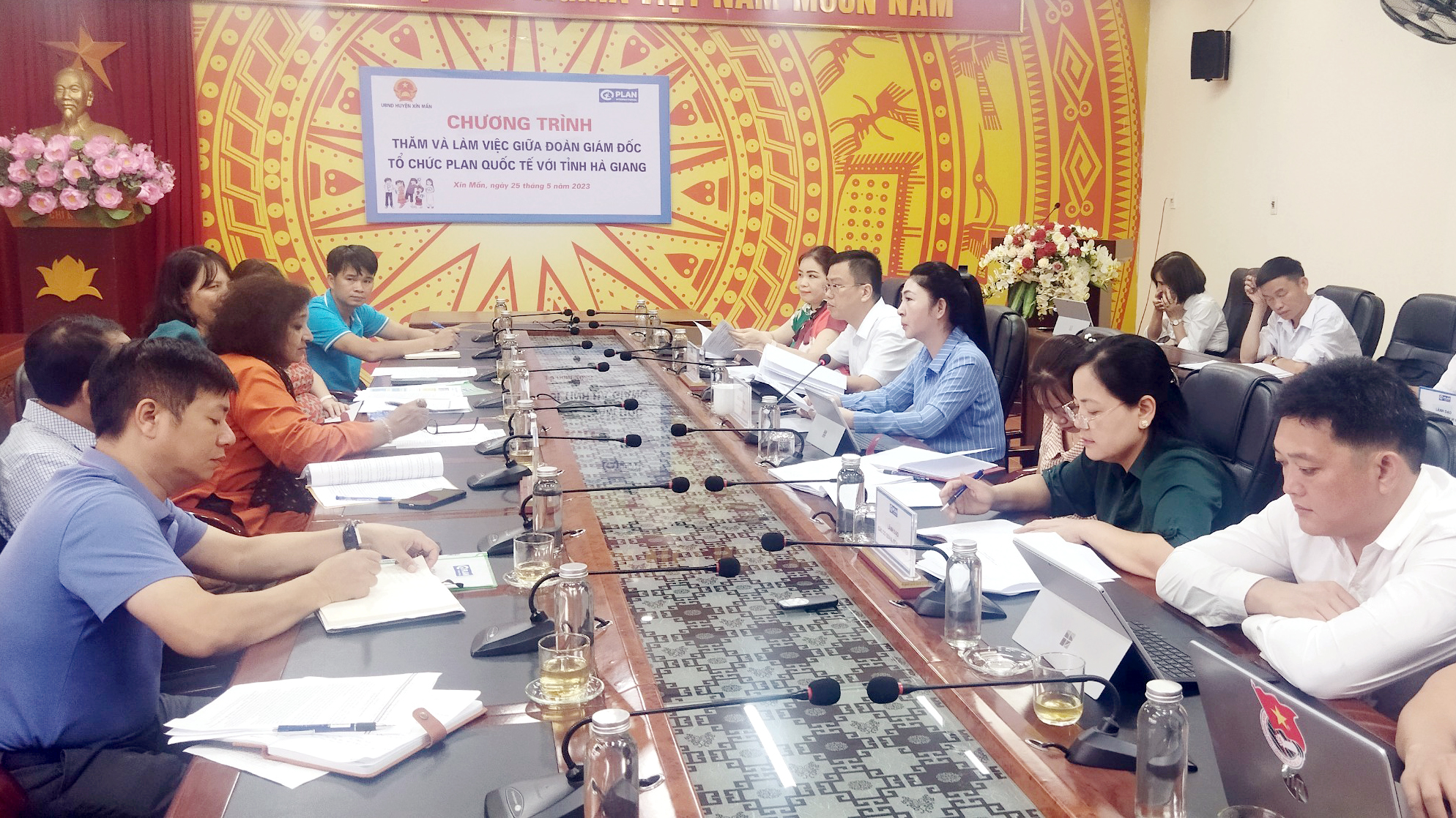 Đoàn Giám đốc Tổ chức Plan quốc tế thăm và làm việc tại tỉnh Hà Giang